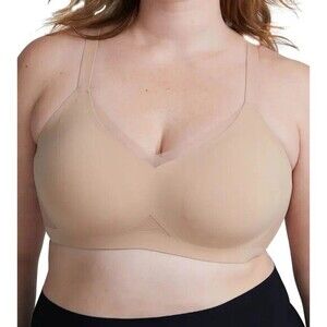 Honey Love CrossOver Wireless Bra Color Sand Size 3X NEW WITH TAGS